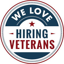 We Love Hiring Veterans logo